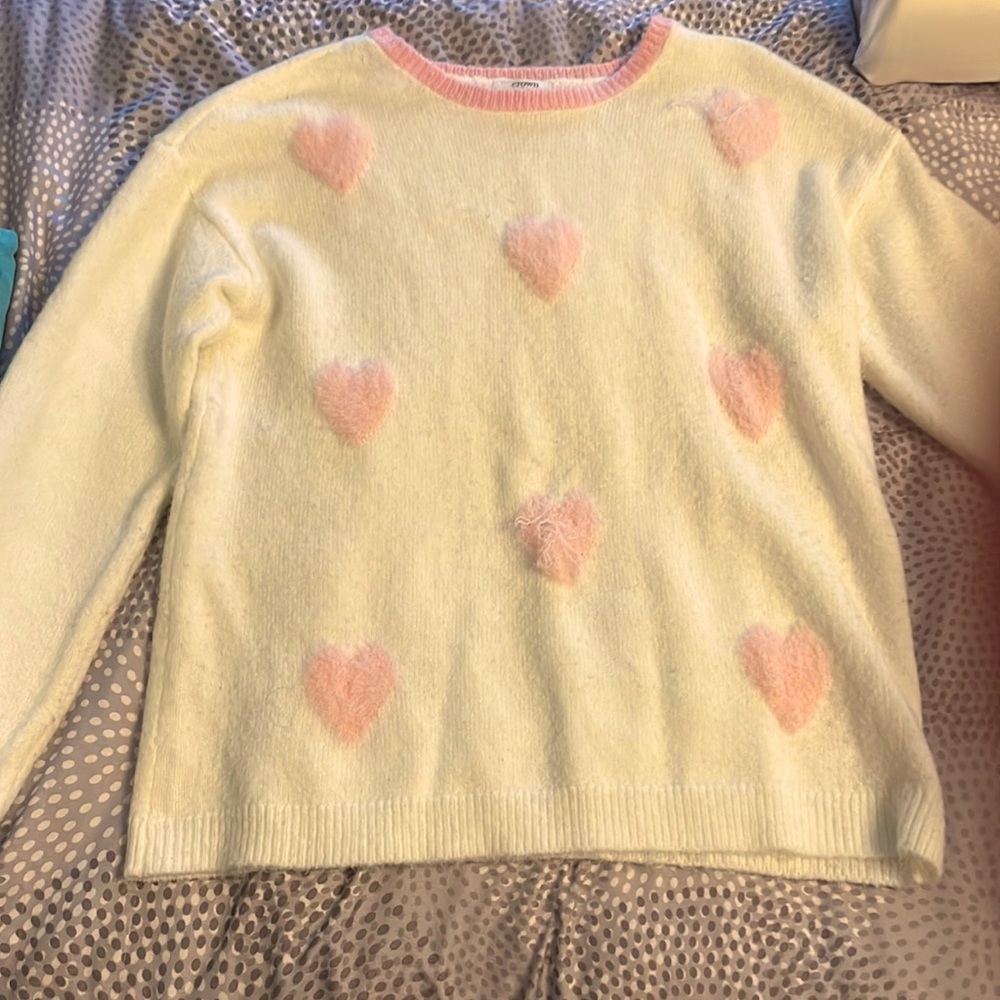Heart crown & ivy kids sweater